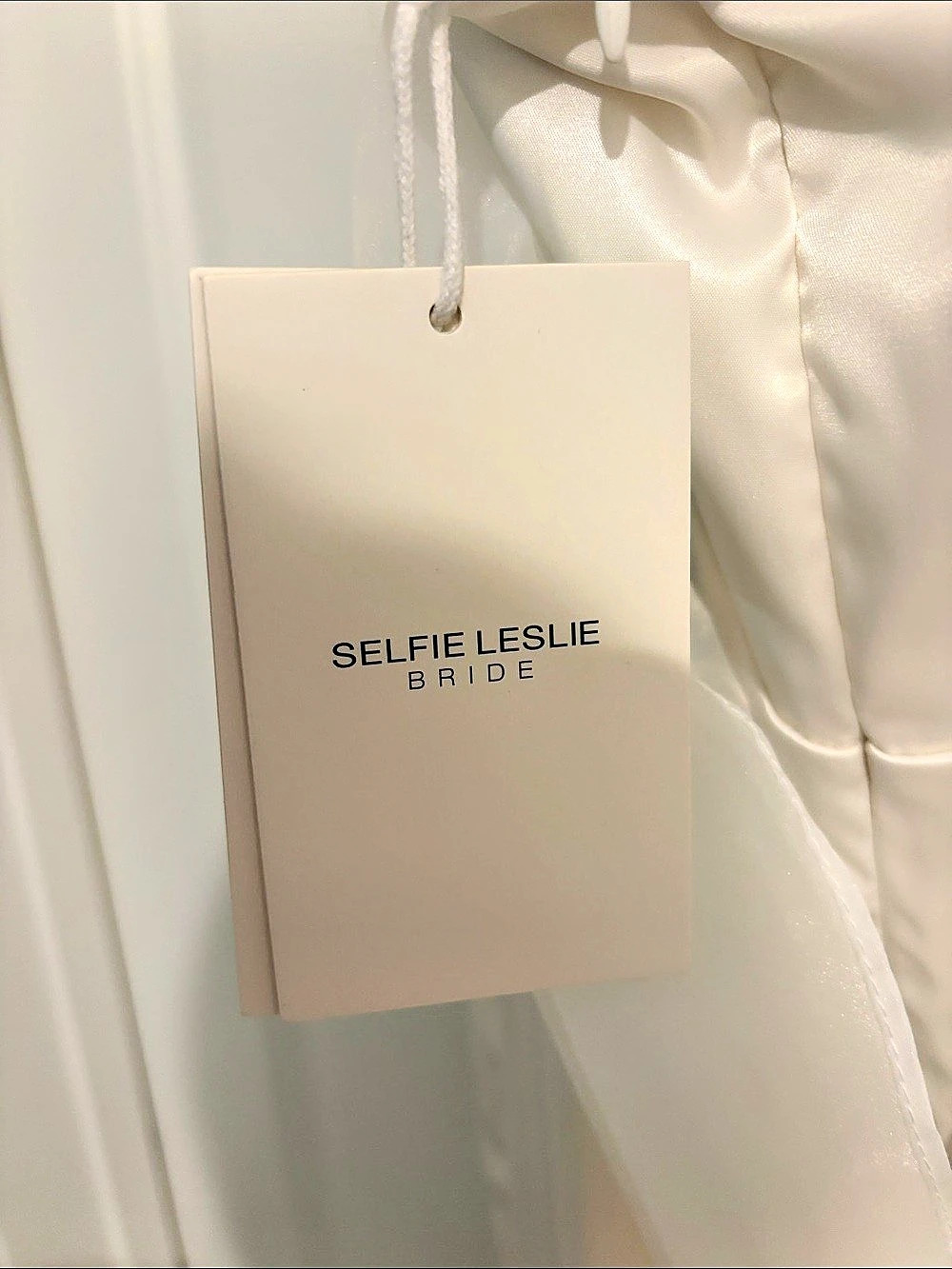 Selfie Leslie Bridal Wedding Dress White Size Small